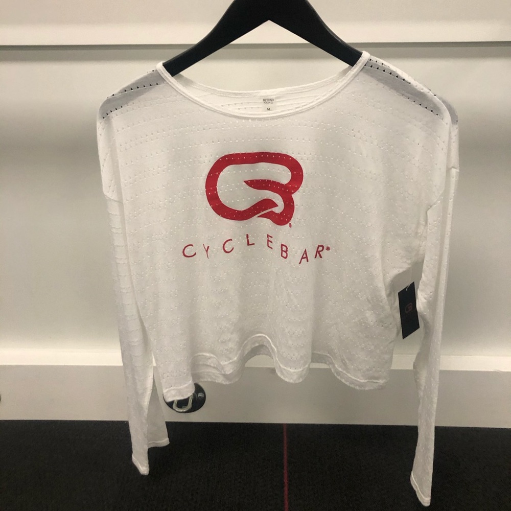 CycleBar Long Sleeve Crop Top